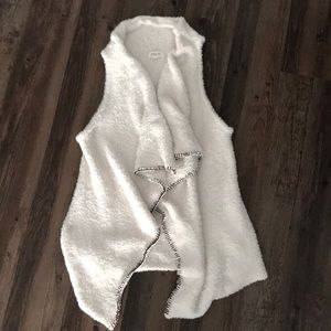 Sherpa Cream Vest size Small